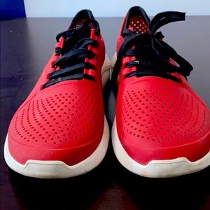 Men’s Crocs dark red